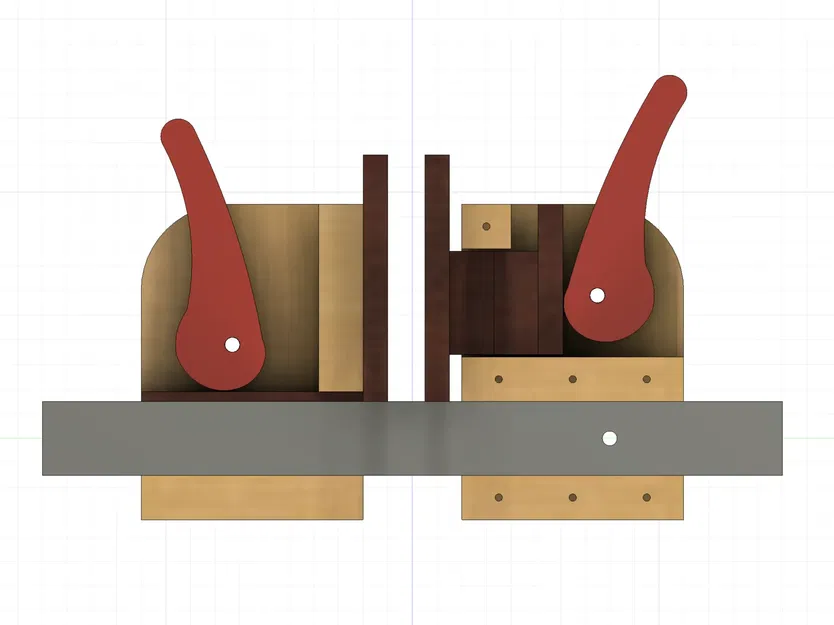 Kẹp cam cho gia công gỗ với tay cầm in 3D - Image 2
