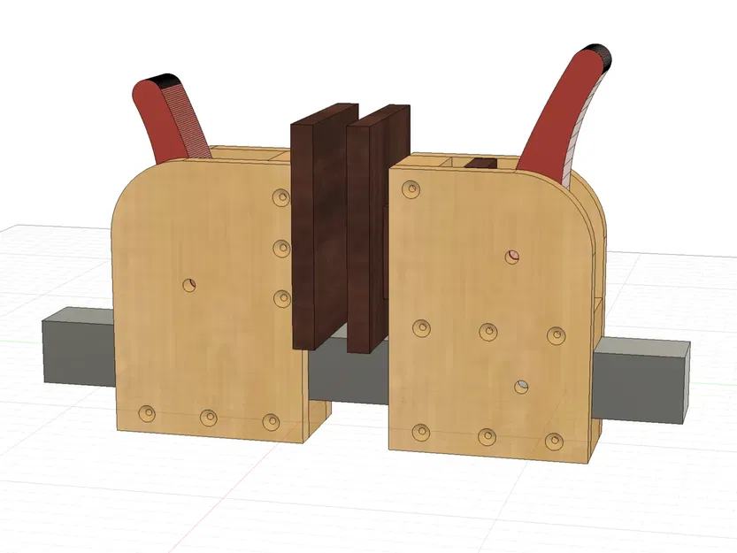 Kẹp cam cho gia công gỗ với tay cầm in 3D - Image 3