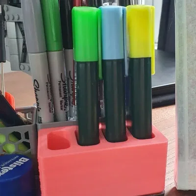 Giá đỡ highlighter gridfinity 2x1x6 cho Faber-Castell