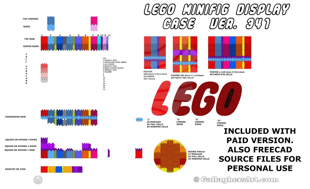 Giá đỡ trưng bày cho LEGO MINI-FIG và đồ sưu tập khác - Image 3