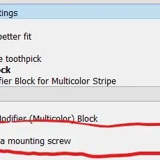 Dây kéo hoàn toàn tham số với lỗ gắn M3