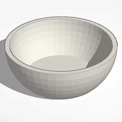 Bát hình chóp đơn giản cho in 3D