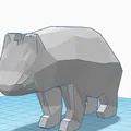 Gấu Bắc Cực Low Poly hình khối nghệ thuật - Thumbnail 1