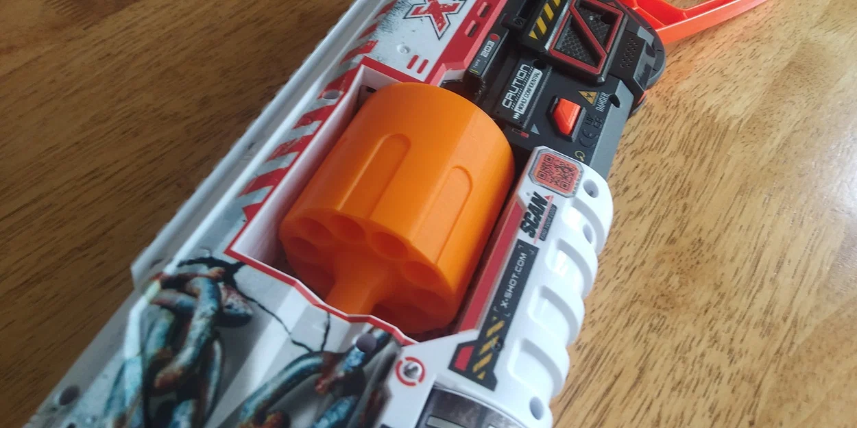 Xi lanh 10 viên đạn cho súng bắn Lock Blaster X-Shot - Image 1