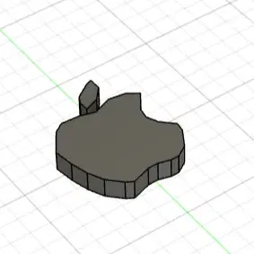 Biểu tượng táo Apple thiết kế đơn giản và hiện đại