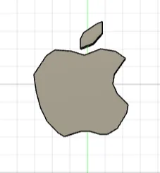 Biểu tượng táo Apple thiết kế đơn giản và hiện đại - Image 2