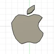 Biểu tượng táo Apple thiết kế đơn giản và hiện đại