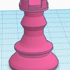 Mô hình quân cờ xe trong trò chơi cờ vua