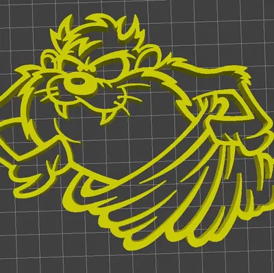 Nghệ thuật treo tường Taz độc đáo