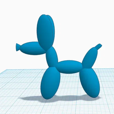 Chó bóng bay có thể đứng vững