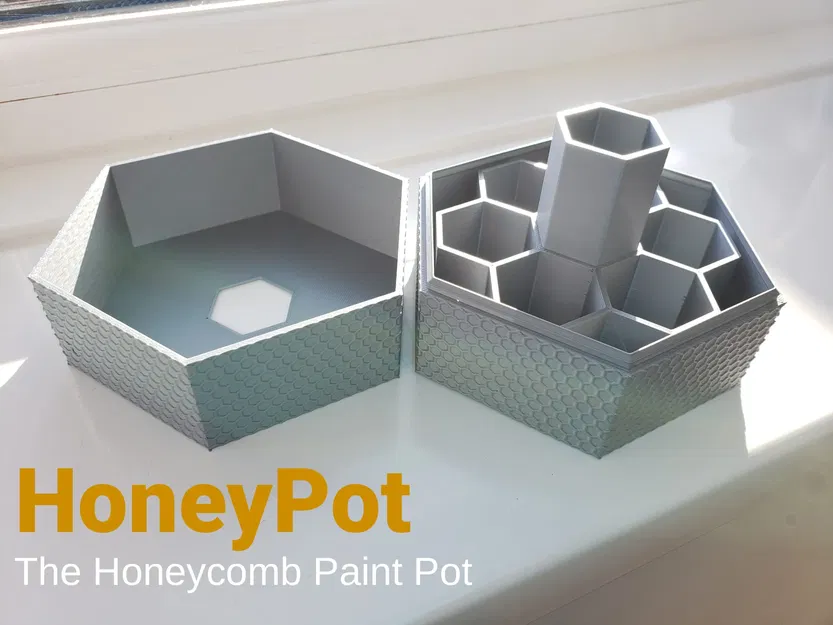 Bình sơn HoneyPot hình tổ ong cho nhu cầu vẽ tranh - Image 1