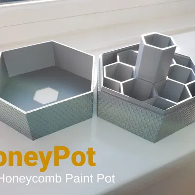 Bình sơn HoneyPot hình tổ ong cho nhu cầu vẽ tranh