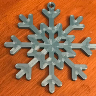 Trang trí bông tuyết đơn giản dễ in và sử dụng