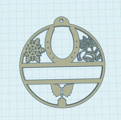 Trang trí cây thông Giáng sinh hình móng ngựa