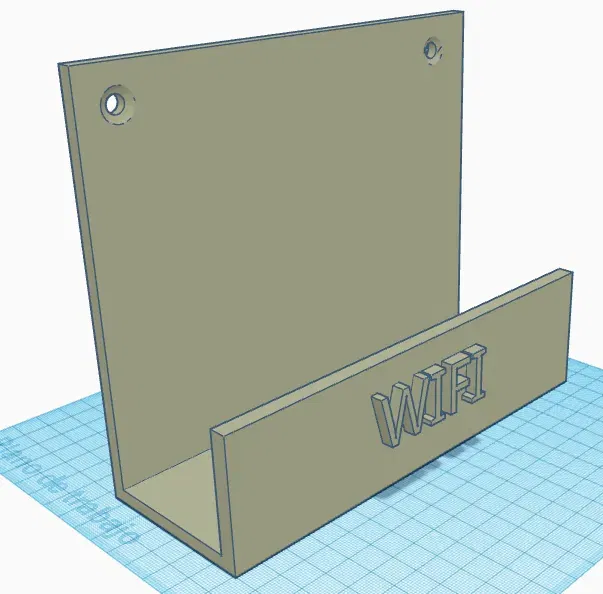 Giá đỡ modem/router treo tường 19x19x6 cm - Image 2