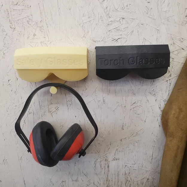 Hộp đựng kính bảo hộ với móc treo tai nghe - Image 1