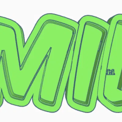 Đèn LED tên "FAMILLE" in 3D cho gia đình