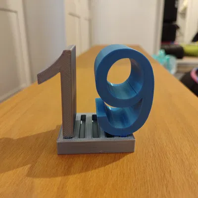 Giá đỡ tuổi sinh nhật cá nhân hóa từ 1 đến 999 năm