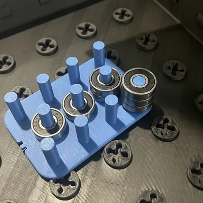 Giá đỡ bi 608 cho hộp MMSS 6x3 với ngăn chia