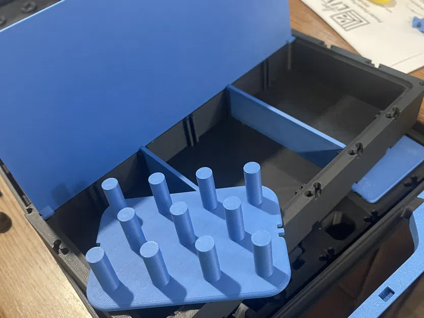 Giá đỡ bi 608 cho hộp MMSS 6x3 với ngăn chia - Image 4