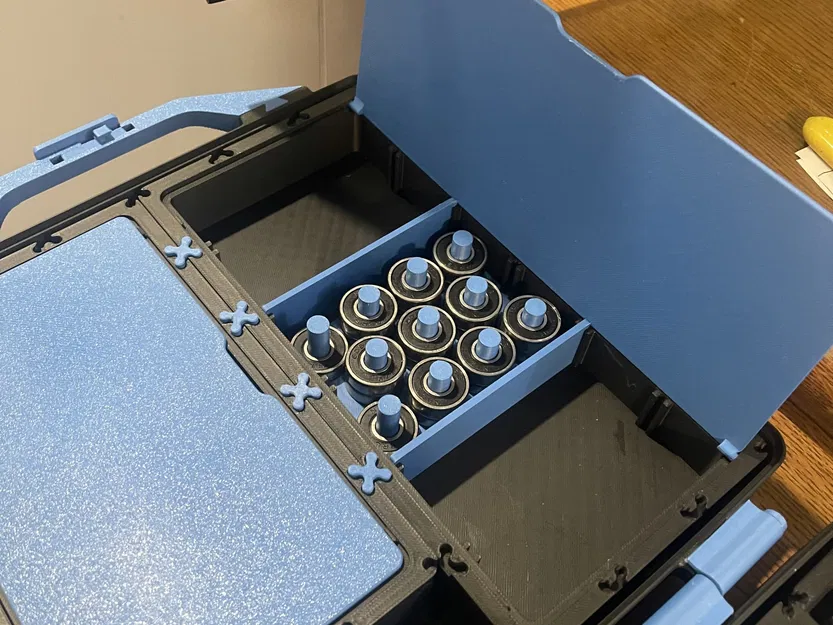 Giá đỡ bi 608 cho hộp MMSS 6x3 với ngăn chia - Image 5