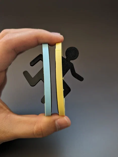 Nam châm tủ lạnh chủ đề Portal - Image 2