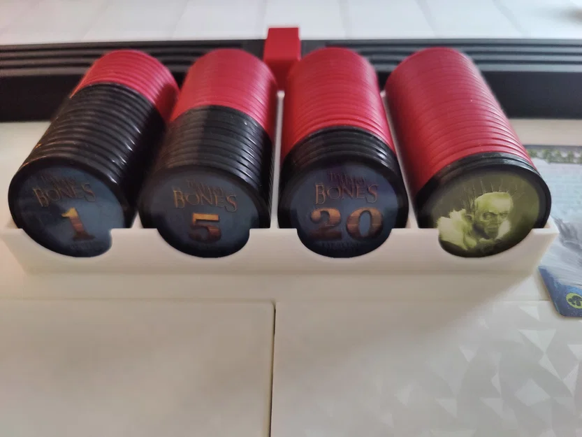 Giá đỡ chip chơi bài cho trò chơi Too Many Bones và Poker - Image 1