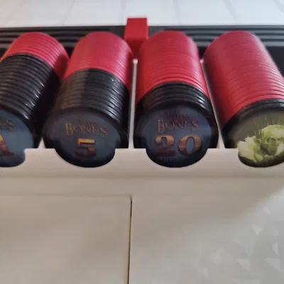 Giá đỡ chip chơi bài cho trò chơi Too Many Bones và Poker