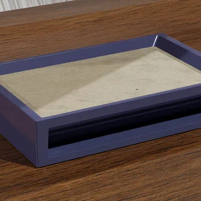 Vườn Zen nhỏ đơn giản để bàn làm việc