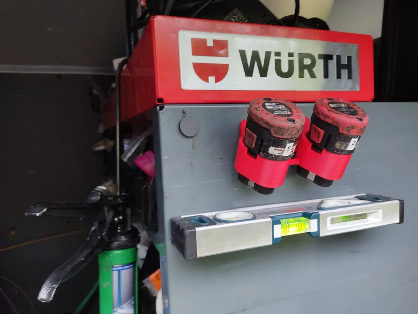 Giá đỡ pin từ tính PARKSIDE 12V với 5 lỗ cho nam châm 8x3mm - Image 1