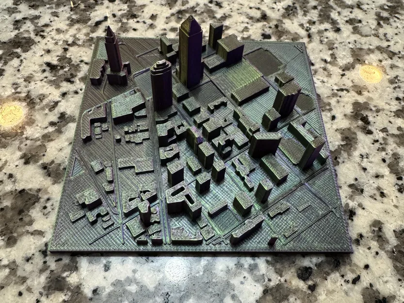 Mô hình kiến trúc trung tâm thành phố Cleveland, Ohio - Image 1