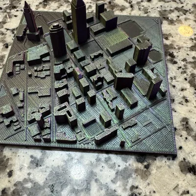 Mô hình kiến trúc trung tâm thành phố Cleveland, Ohio