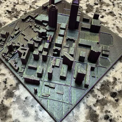 Mô hình kiến trúc trung tâm thành phố Cleveland, Ohio