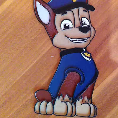 Chase trong đội cứu hộ Paw Patrol với màu sắc đa dạng