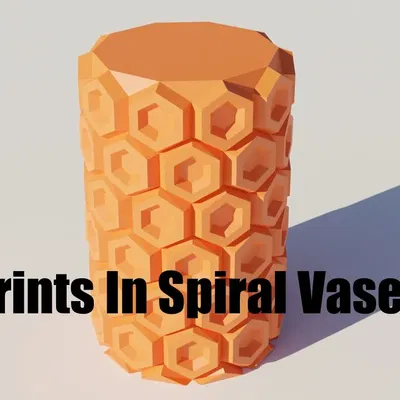 Bình hoa hình lục giác