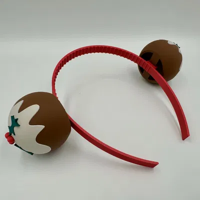 Băng Đô Bánh Pudding Giáng Sinh