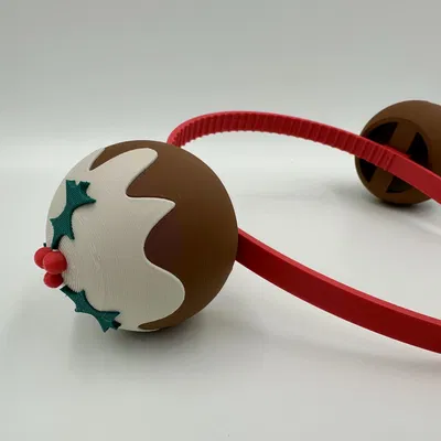 Băng Đô Bánh Pudding Giáng Sinh