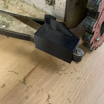 Ardumower robotic lawnmower additional bumper spring