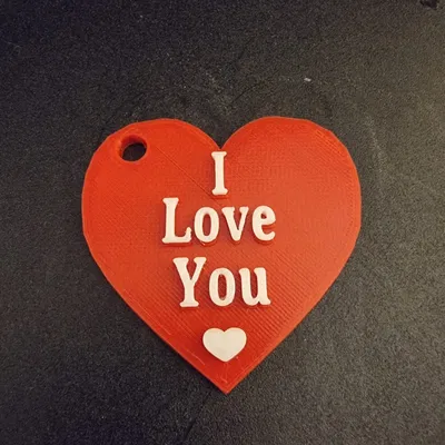 Móc Khóa Trái Tim "I Love You"