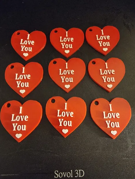 Móc Khóa Trái Tim "I Love You" - Image 2