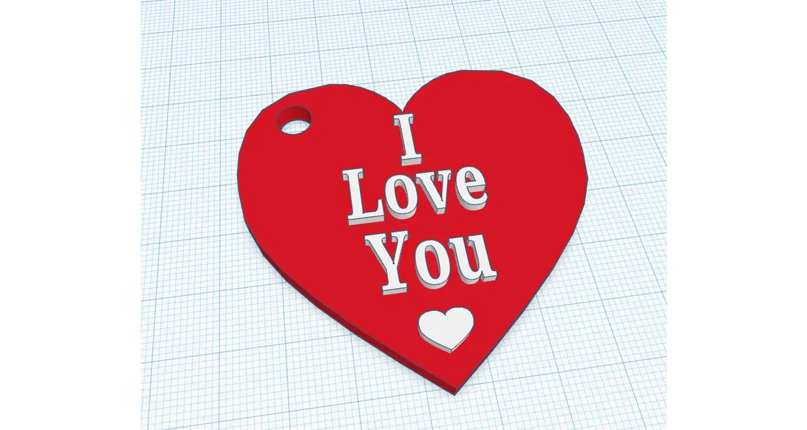 Móc Khóa Trái Tim "I Love You" - Image 3