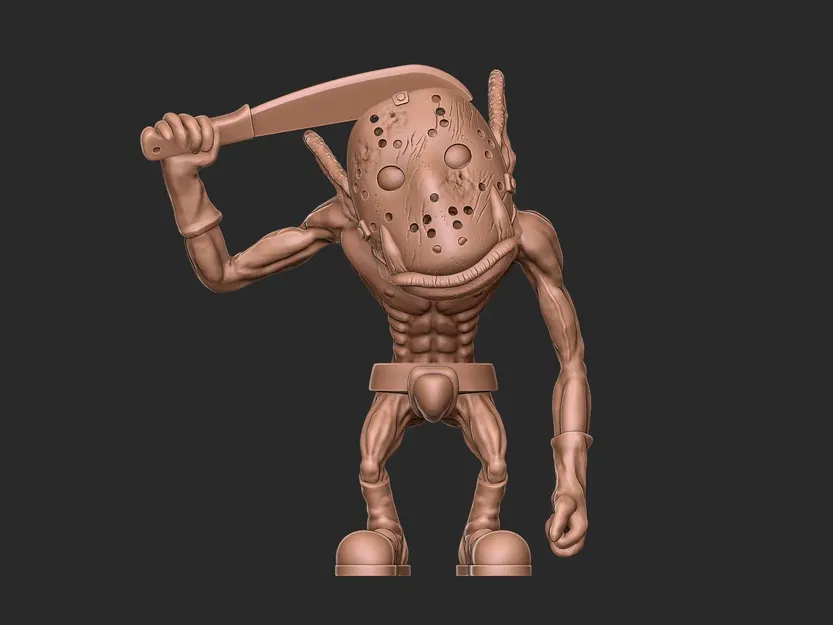 Vogland Orc Friday 13th miniature - Image 1