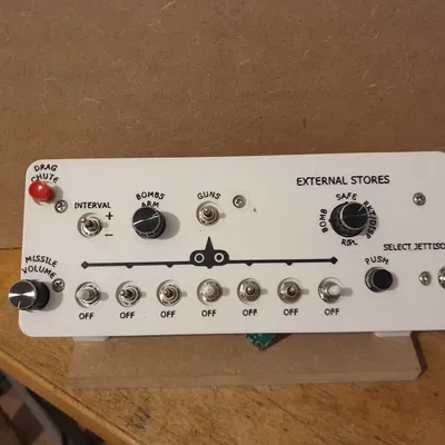 Hộp nút Bảng điều khiển dọc Trái F5E Tiger