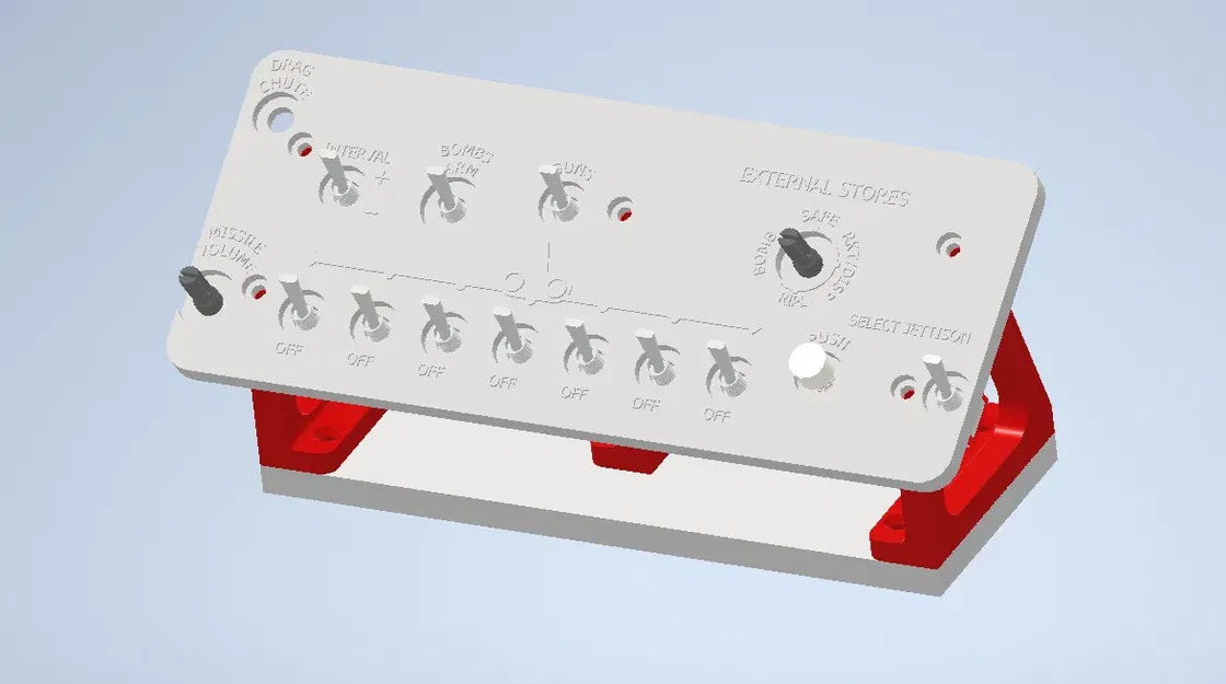 Hộp nút Bảng điều khiển dọc Trái F5E Tiger - Image 2