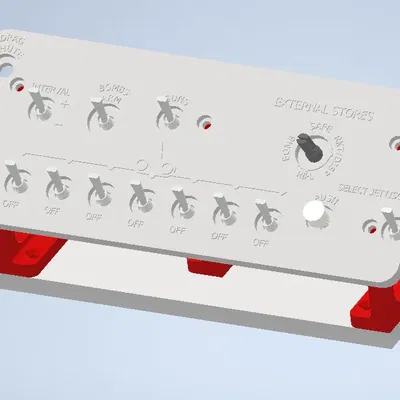 Hộp nút Bảng điều khiển dọc Trái F5E Tiger