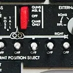 Hộp nút Bảng điều khiển dọc Trái F5E Tiger