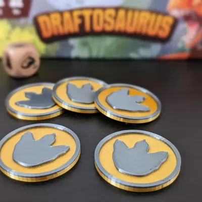 Draftosaurus "Die-Dodging" Token Biến Thể