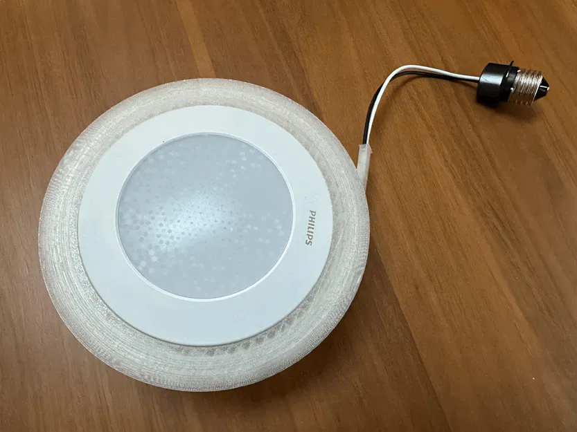 Bộ chuyển đổi đèn âm trần 4" cho hộp đèn trần 6" (Philips Hue Phoenix) - Image 1