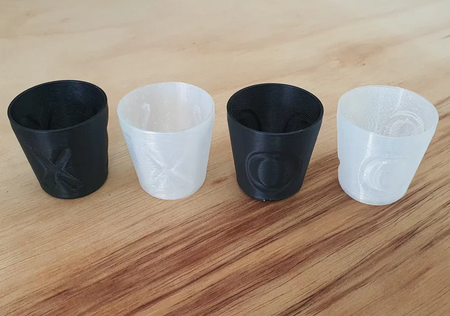 Ly Bắn Tết Xoay Ly "Tic Tac Toe Shot Glass" - Image 2