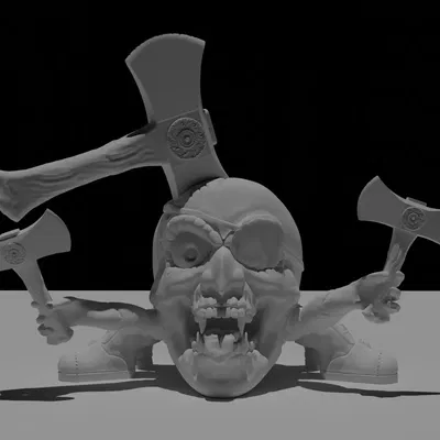 Mô hình Đầu Lâu Điên Loạn